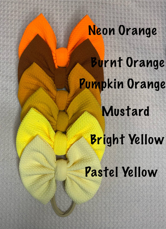 Solid Colors - Orange/Yellow